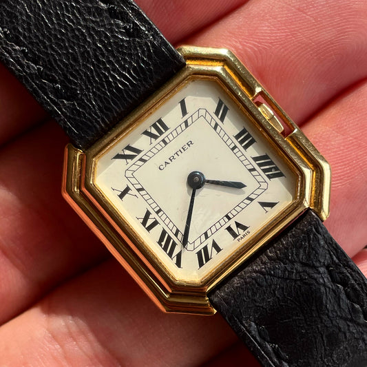 Cartier Paris 18k Gold Ceinture 27mm