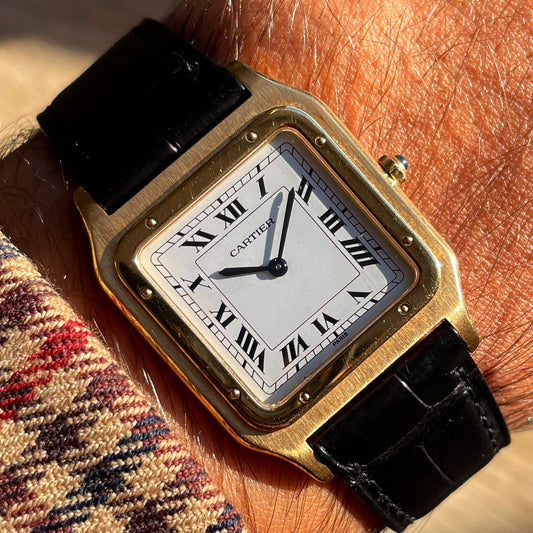 Cartier Paris 18k Santos Dumont “Extra Thin” 15751