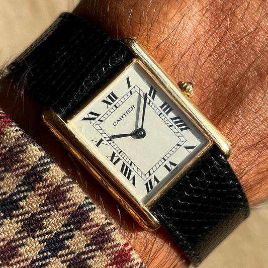 Cartier Tank Louis 18k Gold Quartz