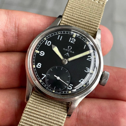 Omega Dirty Dozen W.W.W. British Military MoD Dial