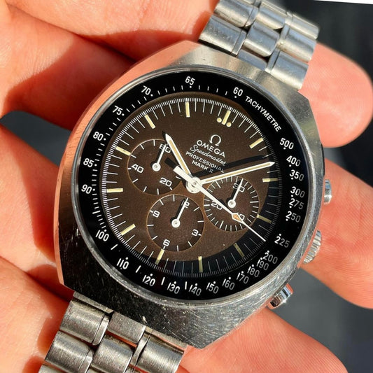 Omega Speedmaster Professional Mark II Tropical / Chocolate Dial