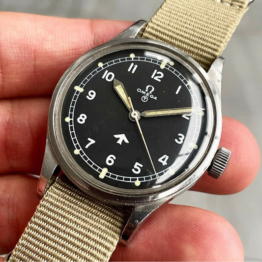 Omega British Military 6B/159 "Fat Arrow" 1953 Issued