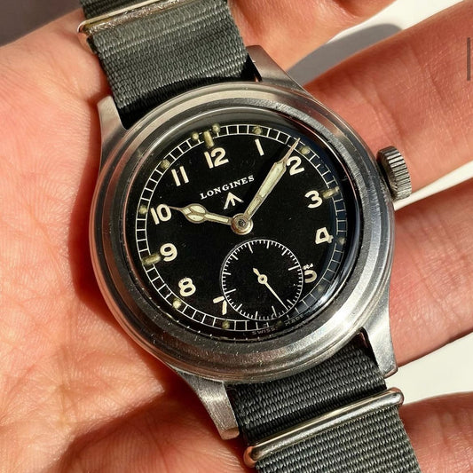 Longines Dirty Dozen W.W.W. British Military Issued