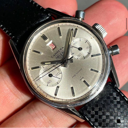 Heuer Carrera “Dato 12” 3147S French Market Fab. Suisse