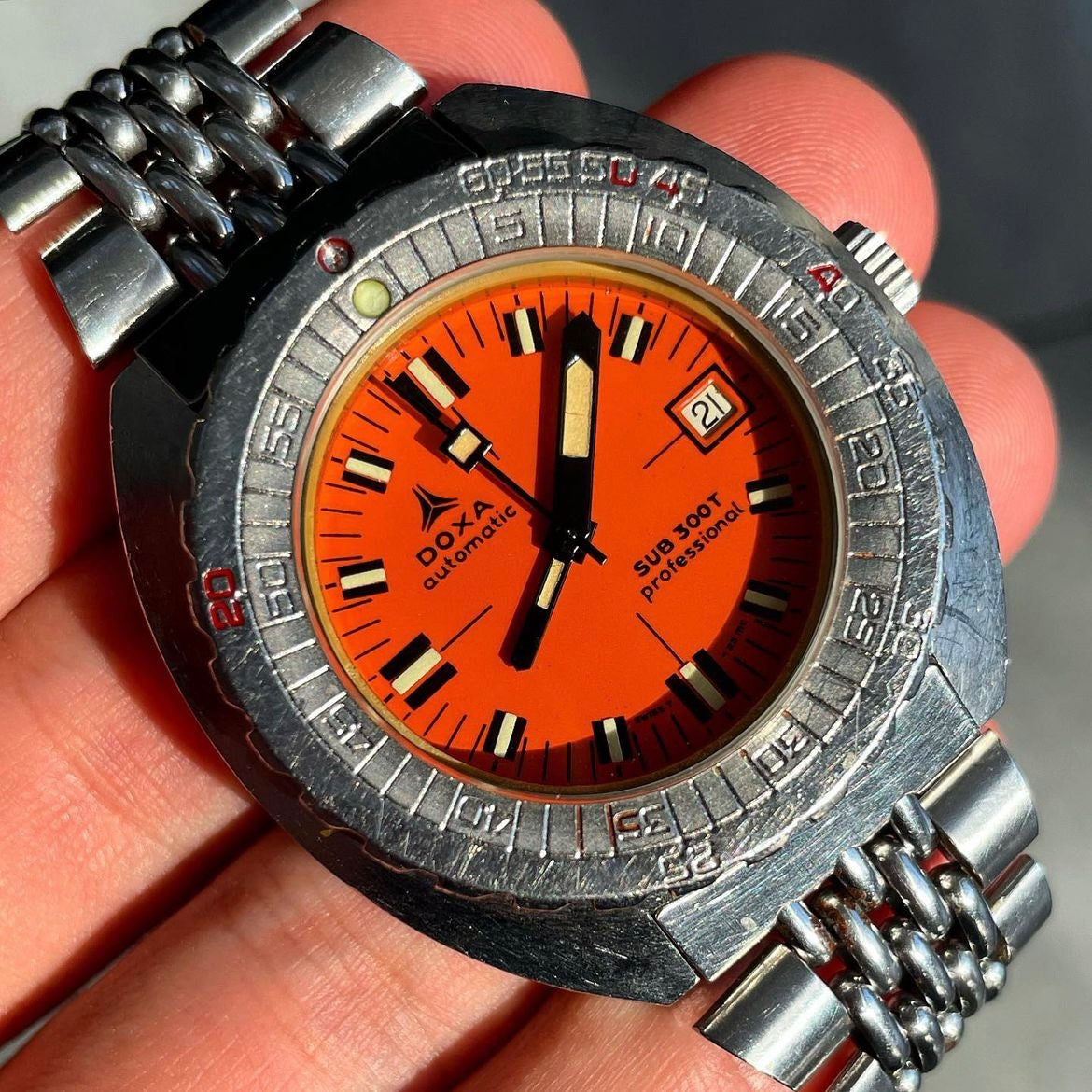 Doxa "Orange" Sub 300T Professional on Original BoR Bracelet