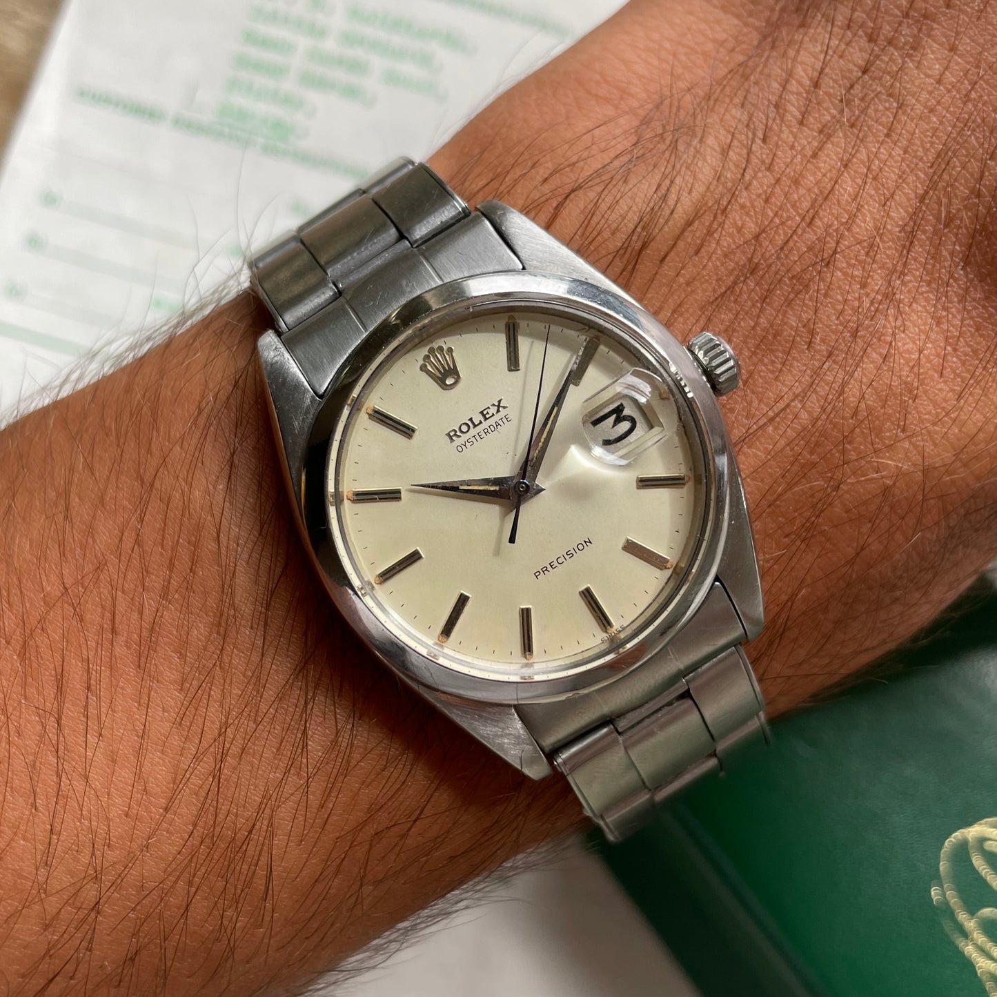 Rolex Oysterdate 6694 Full Box & Papers Set 1961